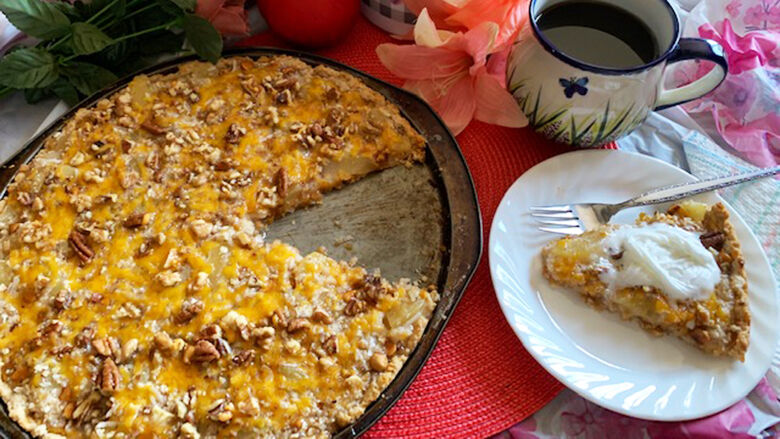 My Leader Yummy – Apple-Scotch Pizza Dessert